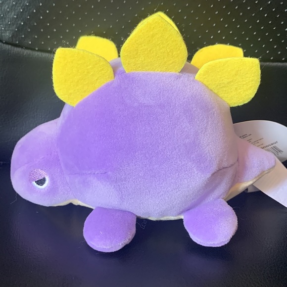 Overstuffed Mini Dinosaur Stegosaurus Plush 7” - Picture 3 of 4